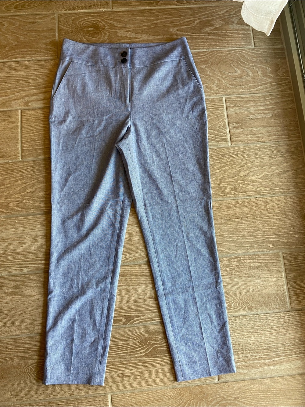 Halogen Light Blue Ponte Pull-On Slim Trousers